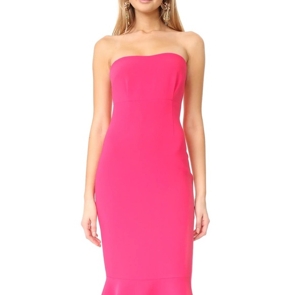 Cinq à sept Luna cocktail dress, NWT, hot pink - Picture 2 of 2